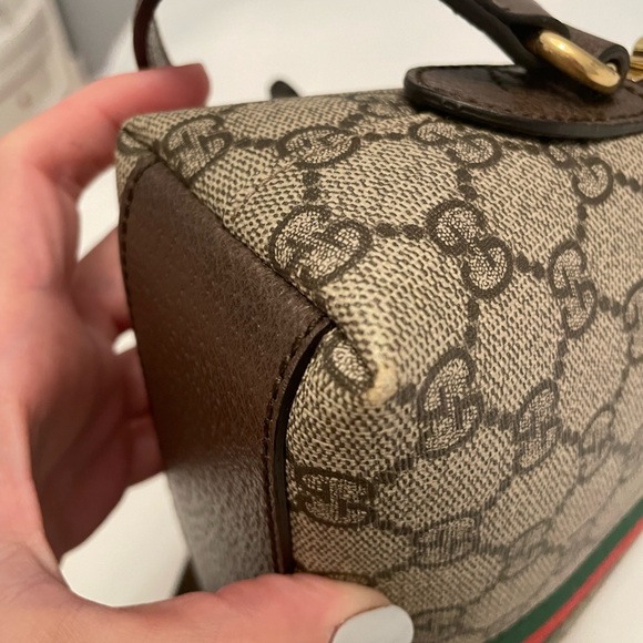 Gucci Ophidia GG leather crossbody bag - Picture 6 of 15